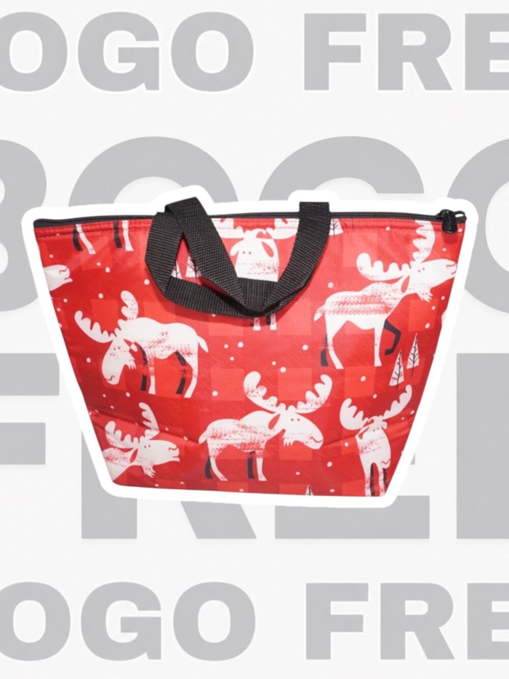 Thirty-one BOGO FREE SALE Retired Moosin' Around Holiday Thermal Lunch Tote